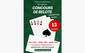 concours de belote