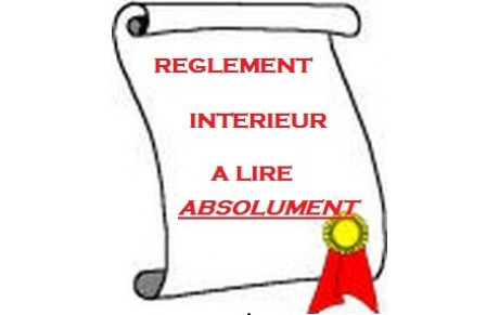 REGLEMENT INTERIEUR
