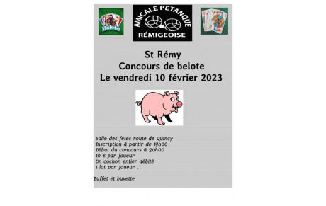 Concours de belote 2023