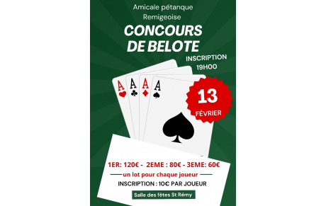 concours de belote