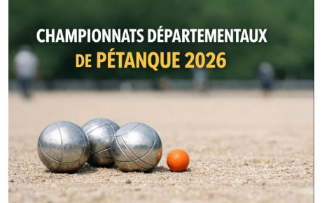 Championnat triplette masculin et féminin